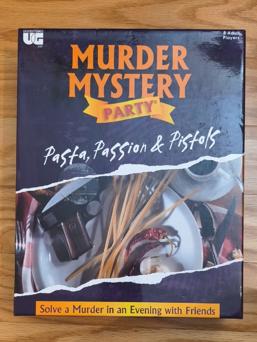 University Games Murder Mystery Party: Pasta, Passion & Pistols Game NWT